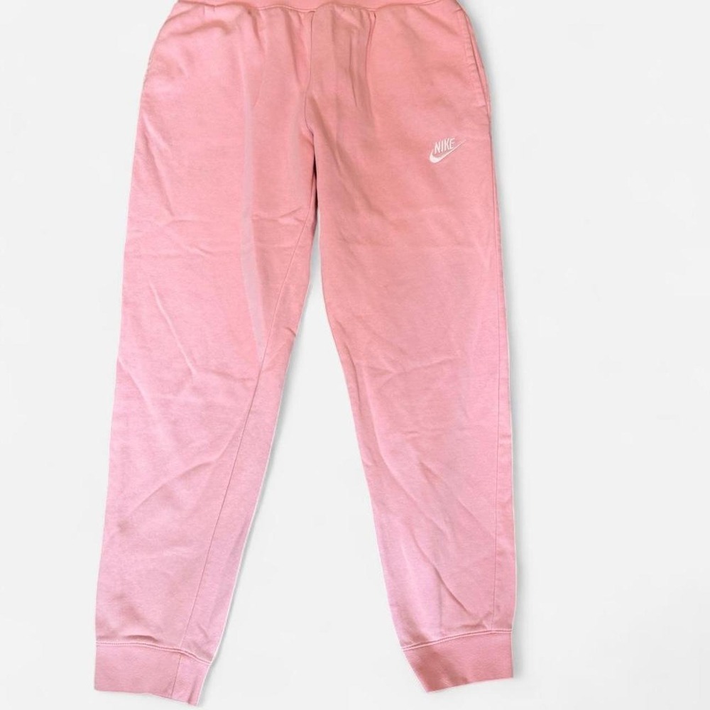 Nike Sportswear Club Fleece Pink Joggers Embroidered Logo youth XL